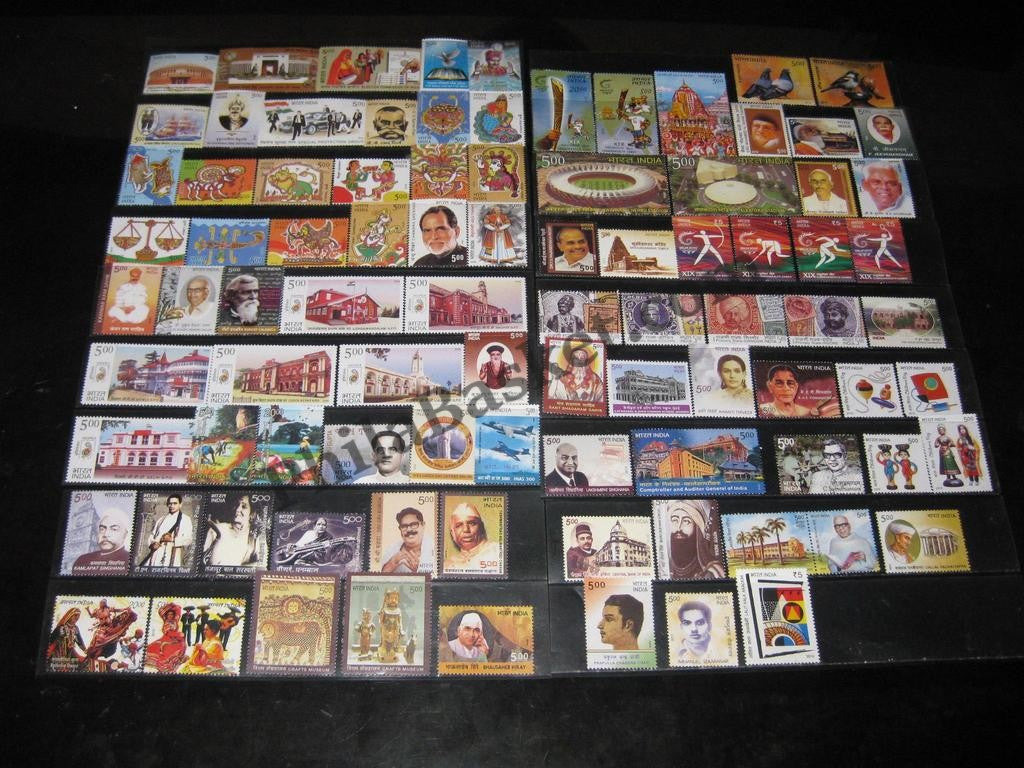 #YP63 2010 Complete Year Pack Mint  MNH "Official" INDIA - Full Set (91 Stamps )