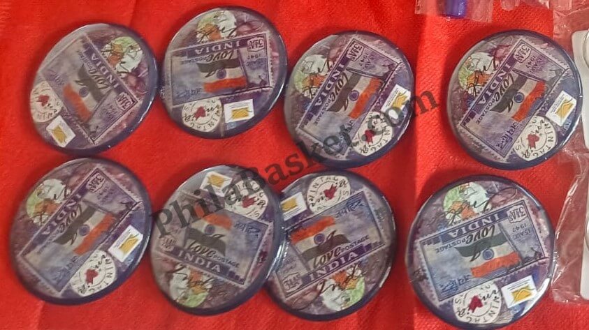 #ASL06 - Beautiful Chest Badge Amritpex 2023 - INDIA - 2023