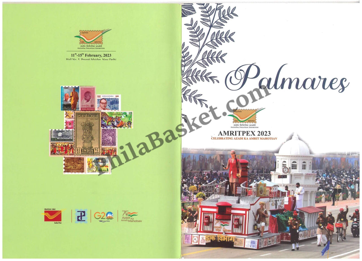 #ASL12 - Beautiful Palmares Book A5 Size in English Amritpex 2023 (Very Ltd. Qty) - INDIA - 15 Feb 2023