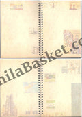 #ASL16 - Beautiful Spiral Notepad with multipal Stamp impressions on every page by india post (Very Ltd. Qty) - India - 2024