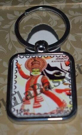#ASL16 - Beautiful metal Key chain / Key Ring on Indian Dance by India Post 2024 (Very Ltd. Qty) - India - 18 Jan 2024