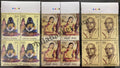#BK1807 - Aatukuri Molla, Tarigonda Vengamamba, Viswanatha Satyanaryana- Block of four (Set of 3) India MNH - 2017
