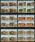 #BK1887 - Unesco Hill Forts of Rajasthan- Block of four (Set of 6) India MNH - 2018