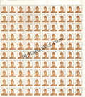 #DFS163 - Netaji Subhash Chandra Bose Ashokan Watermark Definitive FullSheet Stamp India 8th Series Family Planning, Energy Conservation & Technology (7) 23 Jan 2001