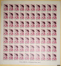 #DFS188 - Rukmini Devi Arundale Ashokan Watermark Definitive FullSheet Stamp India 10th Series Builders of Modern India (13) 11 May 2009
