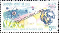 #DST172 - Physics and Einstein Ashokan Watermark Definitive Stamp India 9th Series Flora and Fauna (12) 31 Mar 2005