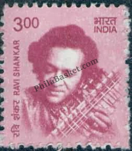 #DST195 - Ravi Shanakar Ashokan Watermark Definitive Stamp India 11th Series Makers of India (28) 01 Mar 2016