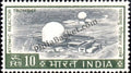 #DST91 - Atomic Reactor Trombay Ashokan Watermark Definitive Stamp India 4th Series Agriculture, Tourism, Export Promotion (21) 14 Nov 1965