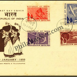 #FDC03 - Inauguration of Republic of India - First Day Cover - 1950 - Buy India Stamp - PhilaBasket.Com