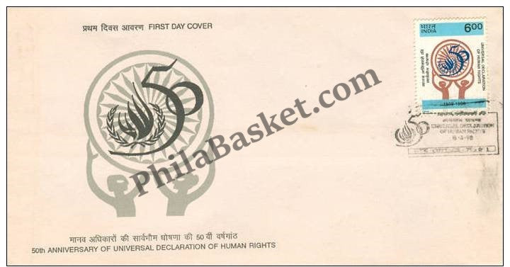 #FDC1002 - Universal Declaration of Human Rights - First Day Cover - 1998