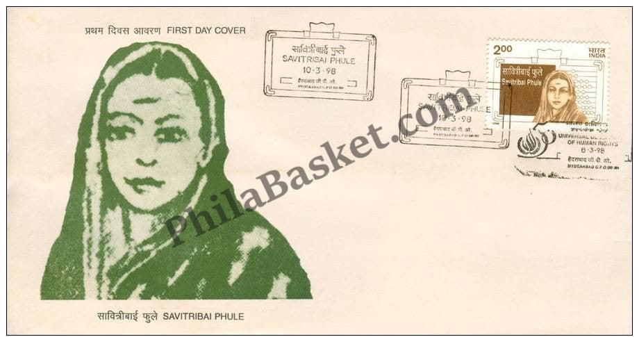 #FDC1003 - Savitribai Phule - First Day Cover - 1998