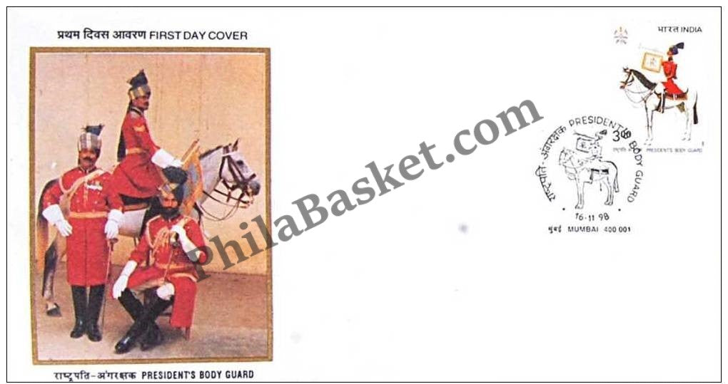 #FDC1036 - PresidentS Body Guard - First Day Cover - 1998 (Blue Cancellation)