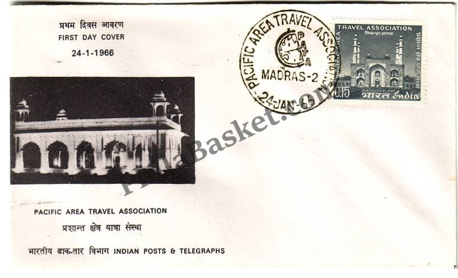 #FDC102 - Pacific Area Travel Association - First Day Cover - 1966 - PhilaBasket.Com