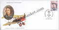 #FDC1043 - Lt. Indra Lal Roy, Dfc - First Day Cover - 1998 (Blue Cancellation)