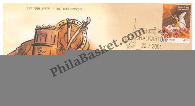 #FDC1137 - Jhalkari Bai - First Day Cover - 2001