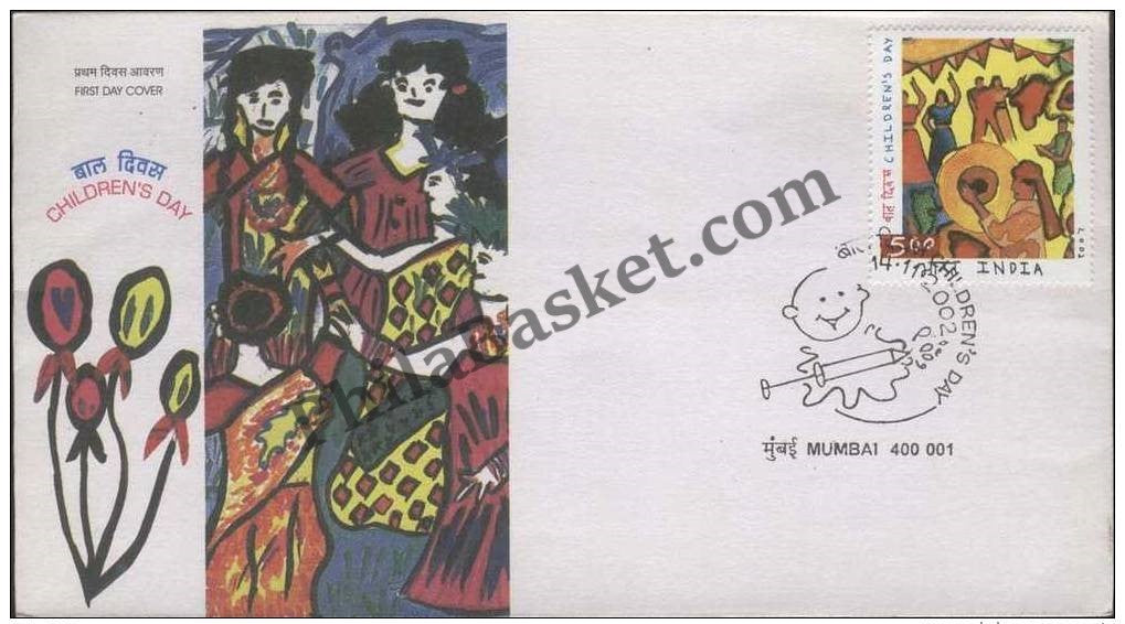 #FDC1196 - ChildrenS Day - First Day Cover - 2002
