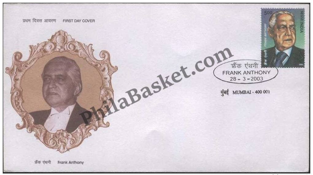#FDC1210 - Frank Anthony - First Day Cover - 2003