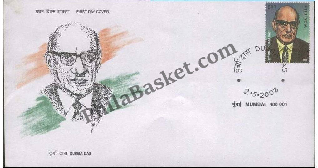 #FDC1213 - Durga Das - First Day Cover - 2003