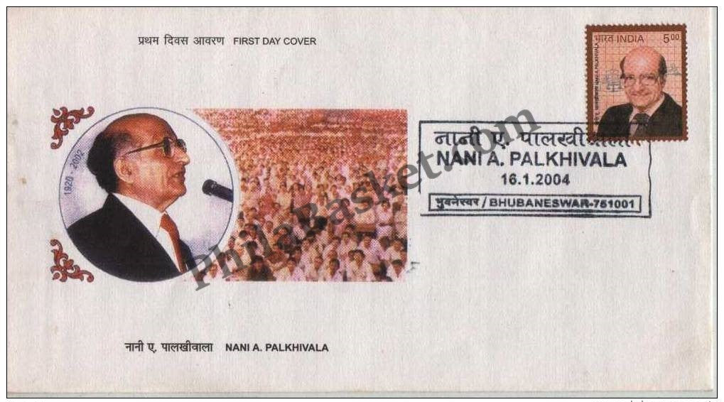 #FDC1247 - Nani A. Palhivala - First Day Cover - 2004