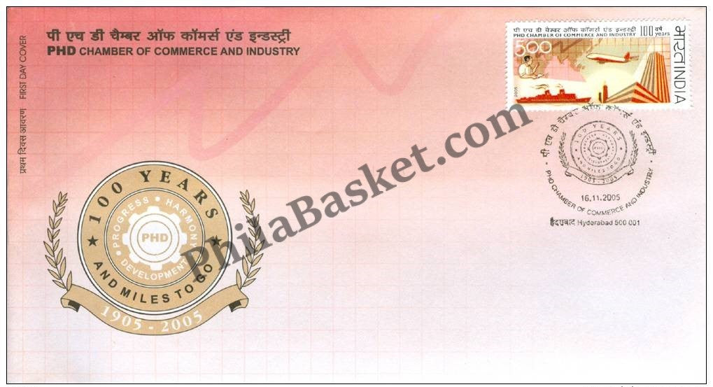 #FDC1315 - Phd Chamber of Commerce And Industry - First Day Cover - 2005