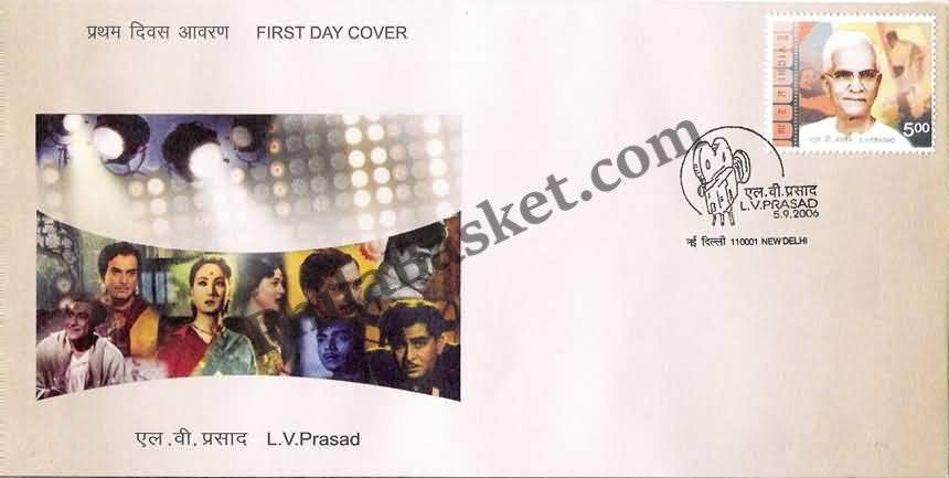 #FDC1356 - L.V. Prasad  - First Day Cover - 2006