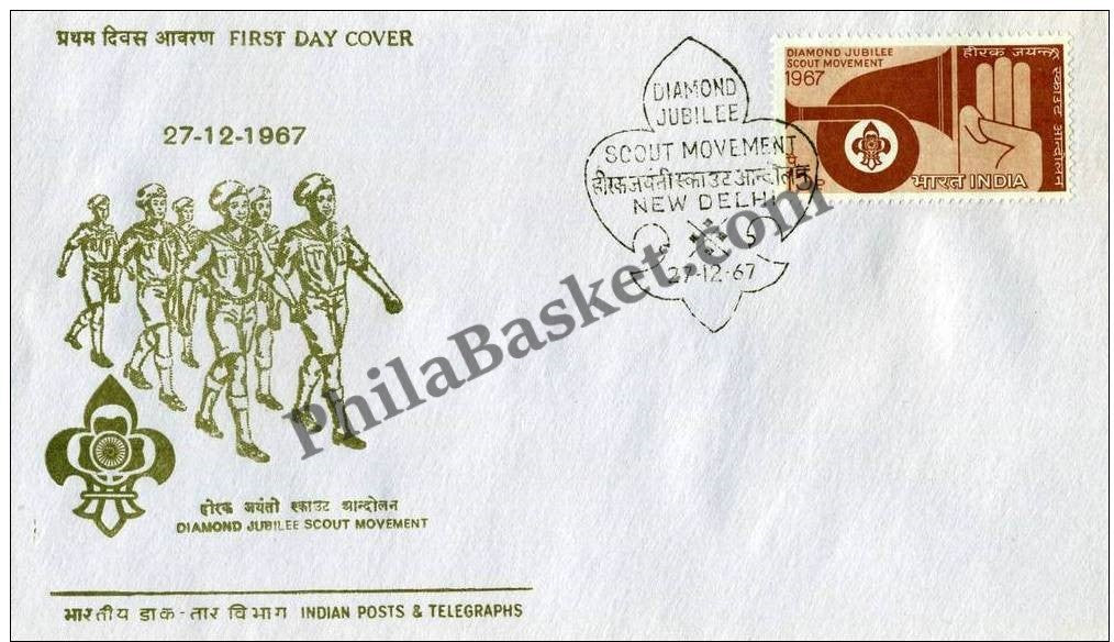 #FDC134 - Scout Movement - First Day Cover - 1967