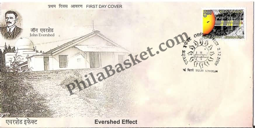 #FDC1445 - Evershed Effect - First Day Cover - 2008
