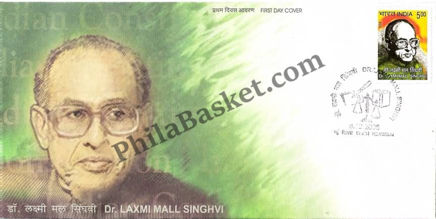 #FDC1447 - Dr. Laxmi Mall Singhvi - First Day Cover - 2008