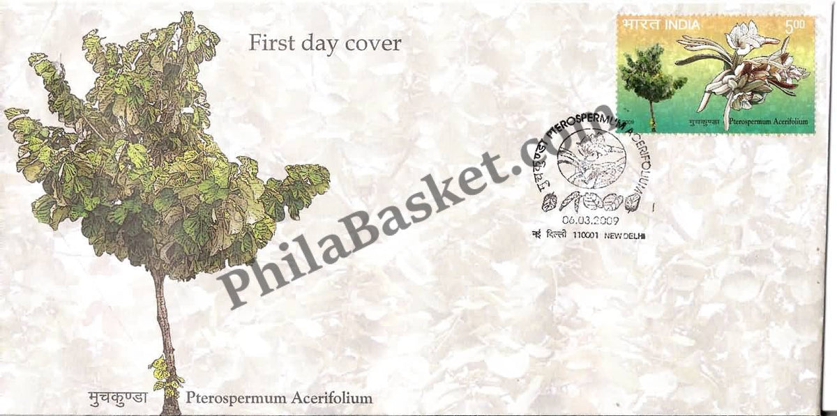 #FDC1474 - Pterospermum Acerifolium - First Day Cover - 2009