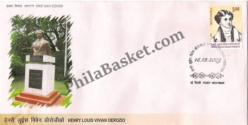 #FDC1523 - Henry Louis Vivian Derozio - First Day Cover - 2009