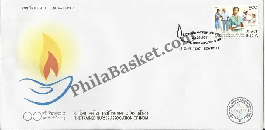 #FDC1615 - The Trained Nurses Association of India - First Day Cover - 2011