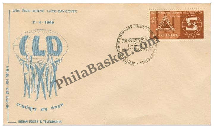 #FDC160 International Labour Organization - First Day Cover - 1969