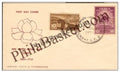 #FDC15 - Centenary of Sepoy Mutiny - Rani of Jhansi & Leaping Flames - First Day Cover - 1957