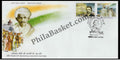 #FDC1739 - 100 Years of Mahatma GandhiS Return (Set of 2 Stamps) - First Day Cover - 2015