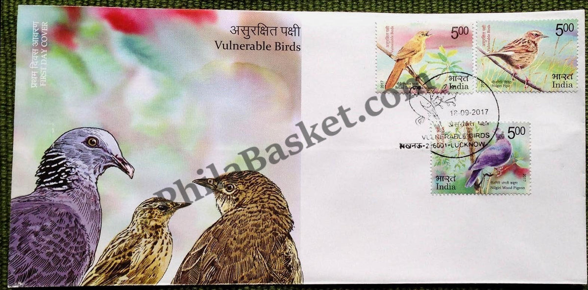 #FDC1840 - Vulnerable Birds  - First Day Cover - 2017