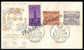 #FDC18 - Universities Centenary-Bombay, Calcutta & Madras - First Day Cover - 1957 - PhilaBasket.Com