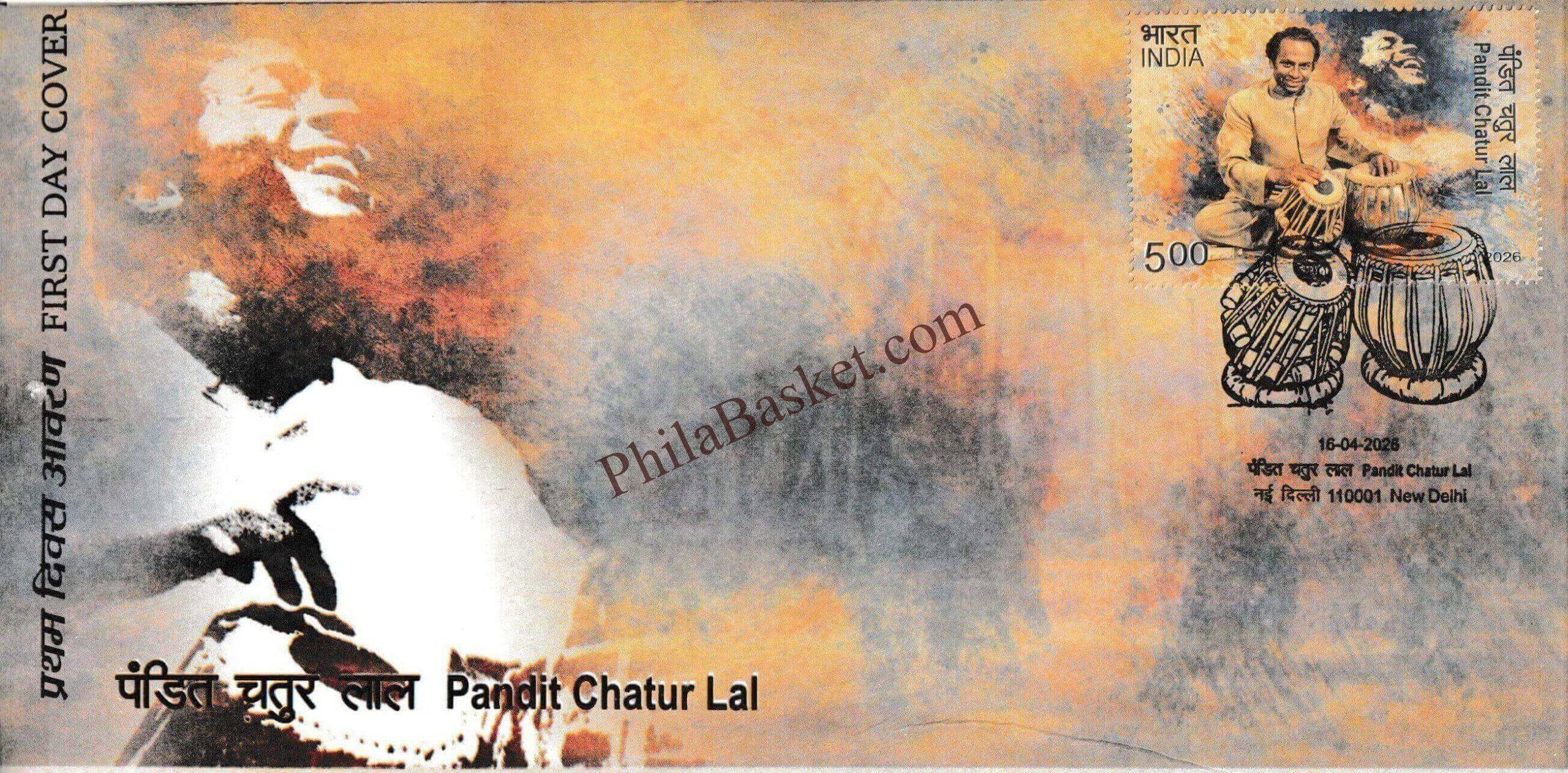 #FDC2168 - Pandit Chatur Lal - First Day Cover FDC - India - 16 Apr 2026