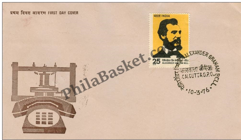 #FDC303 - Alexander Graham Bell - First Day Cover - 1976