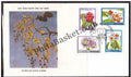 #FDC340 - Indian Flowers -Lotus - First Day Cover - 1977