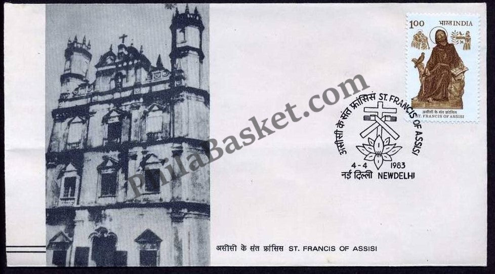 #FDC494 - St. Francis of Asisi - First Day Cover - 1983