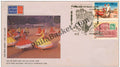 #FDC570 - Inpex-86-First Stamp of Jaipur State, City Palace - First Day Cover FDC - India - 14 Feb 1986