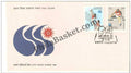 #FDC579 - X Asian Games -Volley ball - First Day Cover - 1986