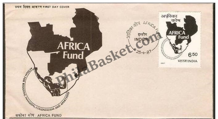 #FDC593 - Africa Fund - First Day Cover - 1987