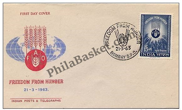 #FDC65 - Freedom from Hunger - First Day Cover - 1963 - PhilaBasket.Com