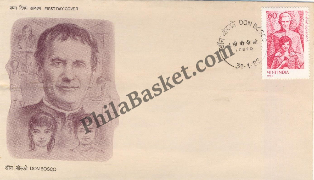 #FDC690 - Don Bosco - First Day Cover - 1989