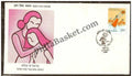 #FDC743 - Care For The Girl Child - First Day Cover 1990 - Buy India Stamp - PhilaBasket.Com