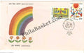 #FDC753 - Greetings- Spirit of Joy And Love - First Day Cover 1990