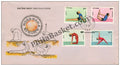 #FDC795 - Yogasana- Bhujangasana - First Day Cover 1991