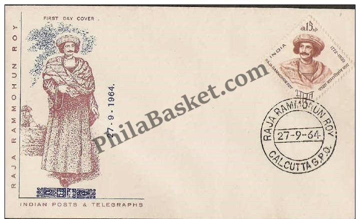 #FDC84 - Raja Rammmohan Roy - First Day Cover - 1964 - PhilaBasket.Com