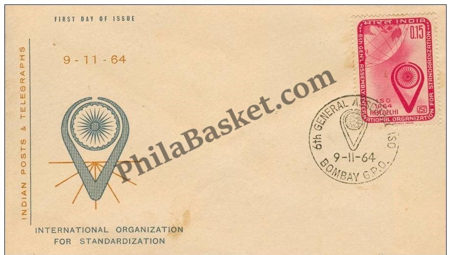 #FDC85 - International Standards Organization - First Day Cover - 1964 - PhilaBasket.Com